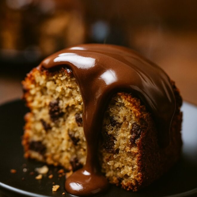 Υγιεινό πρωτεΐνικό κέικ μπανάνας